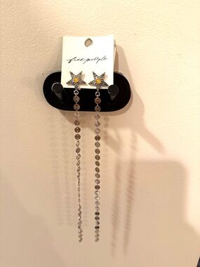 Free People Star dangly earrings
